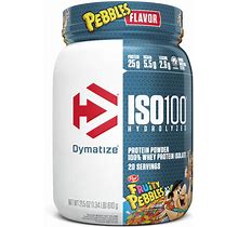 Dymatize Nutrition ISO-100 100% Whey Protein Isolate Fruity Pebbles 1.3 Lb