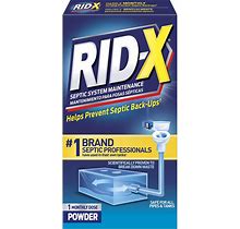 RID-X Septic Treatment, 1 Month Supply Of Powder, 9.8 Oz