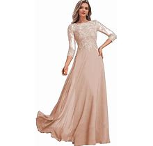 Long Lace Mother Of The Bride Dresses Chiffon Mother Of The Bride Dress Floor Length