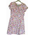 Chadwicks Dresses | Vintage Chadwick's Short Sleeve Floral Button Down Dress Size 12 | Color: Pink | Size: 12