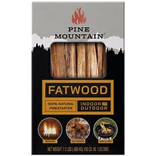 Pine Mountain Pc Starter Stikk Fatwood Fire Starter 30 Min 1.5 Lb Size 6