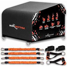 BODYRHYTHM Multi-Functional Total Body Workout Box For Hip Thrust, Core & Ab Strength Training, Squating And Juming, Reverse Hyper, Rowing Machine,