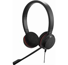 Jabra Evolve 20 UC Wired Headset, Stereo Professional Telephone Headphones For Greater Productivity, Superior Sound For Calls And Music, USB