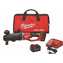 Milwaukee 2711-22 M18 Fuel Super Hawg Right Angle Drill Kit With Quik-Lok