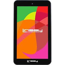 New LINSAY F-7HD4CORE 7" 1024X600 IPS Quad Core Dual Camera Tablet Android 6 8GB
