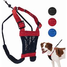 Sporn No Pull Dog Harness Small Size, Red Padded Durable Nylon Mesh Dog Harness, Breathable & Easy Dog Walking Harness For Puppy Training, Provides