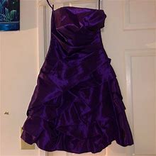 Onyx Nite Dresses | Purple Formal Mini Dress | Color: Purple | Size: 3J