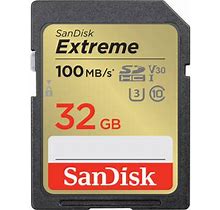 Sandisk 32GB Extreme UHS-I SDHC Memory Card SDSDXVT-032G-ANCIN