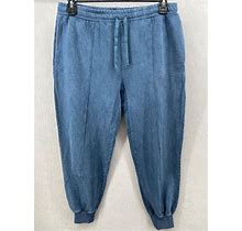 Topshop Pants & Jumpsuits | Topshop Joggers Womens Sz 4 6 Petite Elastic Waist Pockets Cuffed Blue Nwt | Color: Blue | Size: 4