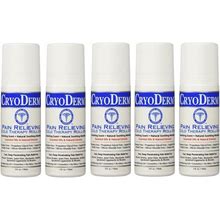 Cryoderm 3 Oz. Roll-On 5-Pack (Brand Exp 01/2024)