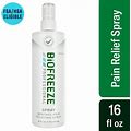 Biofreeze Professional Menthol Pain Relieving Spray 16 FL OZ Colorless Spray For Pain Relief Of Sore Muscles, Arthritis, Backache, And Joint Pain (Pac