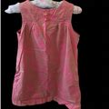 Lilly Pulitzer Dresses | Dress Girls Size 10 Lilly Pulitzer Sleeveless Lined 100% Cotton Tan And Pink | Color: Pink/Tan | Size: 10G