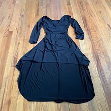 Venus Dresses | Black Hi Low Dress | Color: Black | Size: L