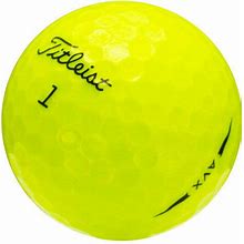 12 Titleist AVX Yellow Near Mint Used Golf Balls AAAA