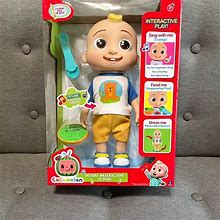 Jazwares Cocomelon Deluxe Interactive JJ Doll W/ Sound - New Toys & Collectibles | Color: Beige | Size: S