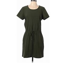 Mondetta Casual Dress: Green Dresses - Women's Size Small