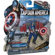 Marvel Captain America Comic Series Air Assault Glider Deluxe Mission Pack Figure Set
