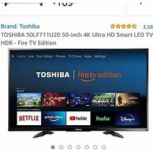 Toshiba 50 Inch Smart Tv | Color: Blue/Black | Size: 50 Inch