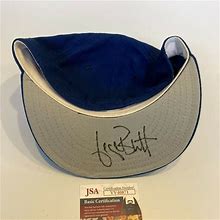 George Brett Signed Kansas City Royals Game Model Baseball Hat JSA COA