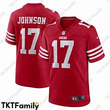 Josh Johnson San Francisco 49Ers Home Game Player Jersey - Scarlet Tkt Familys