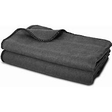 Jmr Usa Inc. Military Wool Blanket For Camping, Emergency And Everyday Use, Fire Retardant Extra Thick And Warm Outdoor Wool Blanket, 80% Wool, Grey