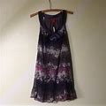 Elle Keyhole Neck Babydoll Dress Size Xs Nwt | Color: Purple | Size: Xs