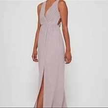 Tfnc Dresses | Tfnc Bridesmaid Pleated Maxi Dress | Color: Cream/Tan | Size: 16