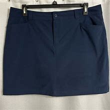 Eddie Bauer Skirts | Eddie Bauer Navy Skort Size 16 | Color: Blue | Size: 16
