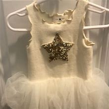 Petite Hailey Dresses | Petite Hailey Girls Sleeveless Tutu Dress | Color: Cream/Gold | Size: 3Mb
