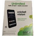 Cricket Cell Phones & Accessories | Cricket Wireless Cricket Vision 16Gb 4G Lte 5.5" Prepaid Cell Phone Dark Blue | Color: Black | Size: Os