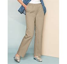 Draper's & Damon's Women's Classic Comfort® Straight Leg Pull-On Pants - Multi - PL - Petite Short
