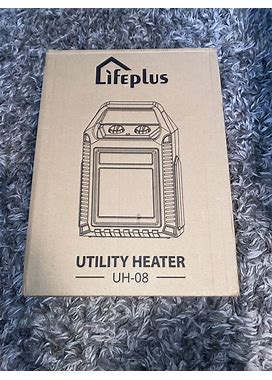 LIFEPLUS Portable Space Heater Electric Utility Heater 1500W Fast Electric And