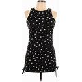 Casual Dress - Mini: Black Polka Dots Dresses - Women's Size 10