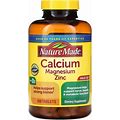 Nature Made Calcium Magnesium Zinc Dietary Supplement - 300 Tablets Lot Of 2