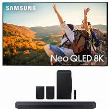 Samsung Qn75qn850cfxza 75 Inch 8K Neo Qled Smart TV With Dolby Atmos With A Samsung Hw-Q990c 11.1.4Ch Soundbar With Rear Speakers And Dolby Atmos (202