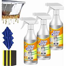 Clean Sweep Kitchen Cleaner - All-Purpose Kitchen Pots And Pan Cleaner - Car Kitchen Cleaner For Range Hood, Oven, Pots, Grill, Sink - All-Purpose Ki