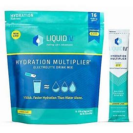 Hydration Multiplier - Lemon Lime - Powder Packets, Non-Gmo | 16 Stick