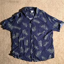 Lularoe Shirts | Lularoe Mens Button Up Dress Shirt - Xl | Color: Blue/Green | Size: Xl