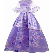 Hms Isabella Madrigal Disney Encanto Girls Flower Dress Halloween Costume 1170