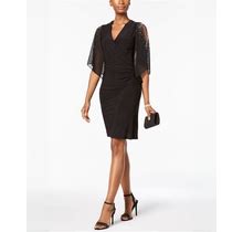 Msk Embellished Cold-Shoulder Dress - Black - Size S