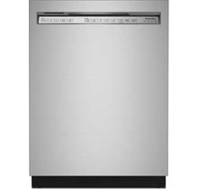 Kitchenaid Front Control 24-In Built-In Dishwasher (Stainless Steel With Printshield Finish), 47-Dba | KDFE104KPS