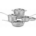 Cuisinart Multiclad Pro Triple Ply Stainless Cookware 7-Piece Set