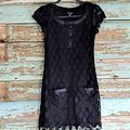 Enfocus Studio Dresses | Enfocus Black Dress Pockets Polka Dot Lace | Color: Black | Size: 4P