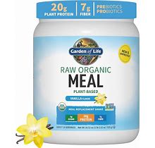 Garden Of Life Protein Powder, Meal Replacement Shakes, Vanilla, 14 Servings.