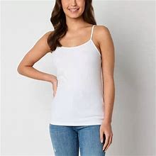 A.N.A Womens Scoop Neck Camisole | White | Womens X-Small | Shirts + Tops Camisoles | Stretch Fabric|Essentials | Spring Fashion