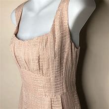 Nanette Lepore Dresses | Nanette Lapore Blush Pink Silk Blend Peasant Gathered Bust Dress Size 6 | Color: Pink | Size: 6
