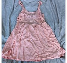 Preloved Women's Midi Dress - Pink - 10