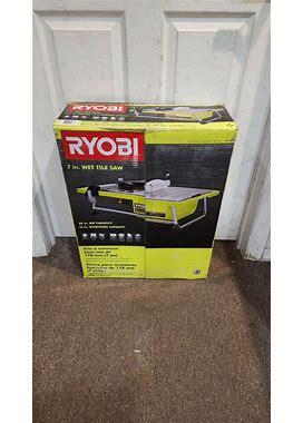 RYOBI 4.8 -Amps 7 in. Blade Corded Tabletop Wet Tile Saw