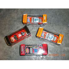 Nascar Set Lot (4) 1:64 Diecast Cars From Lionel To Coca Cola 600 New In Pkg