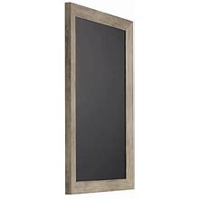 Beatrice Framed Magnetic Chalkboard, 18X27, Rustic Brown